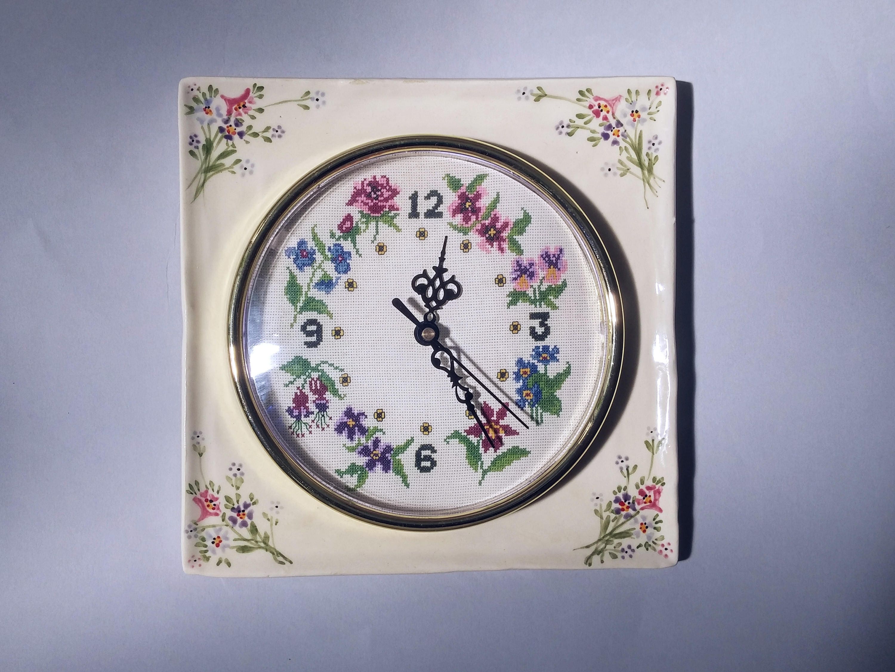 embroidery clock