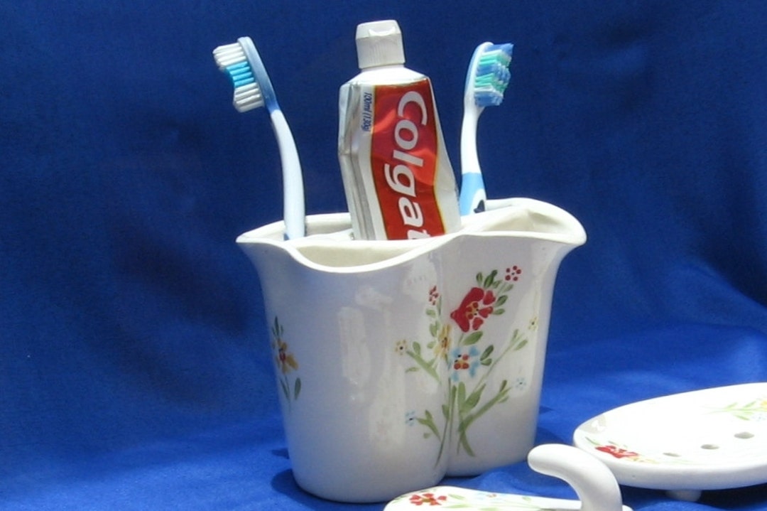 Toothbrush Holder Ceramic Toothbrush Holder Ceramic Etsy