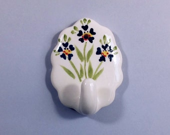 Ceramic towel hooks, Ceramic towel hanger, ceramic hanger, kitchen hanger, kitchen hook, Bathroom hook Bathroom hanger, Retro style Handmade