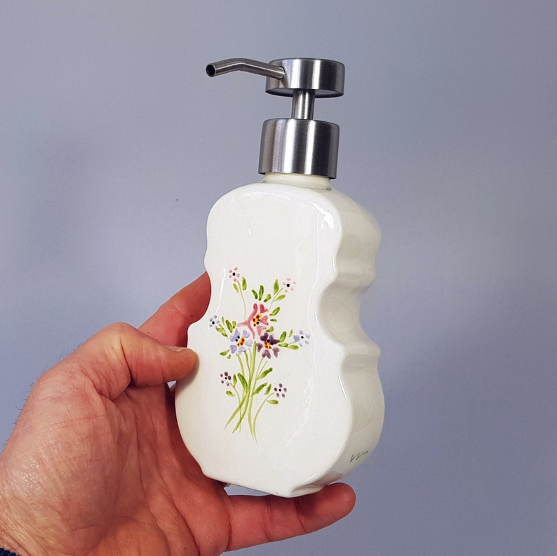 Hand soap dispenser Dish soap dispenser Ceramic soap Etsy