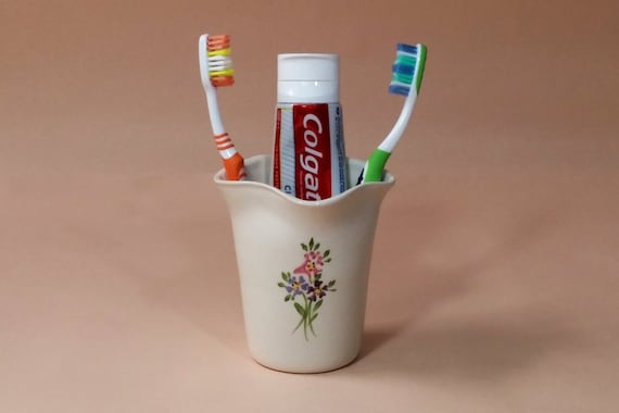 Toothbrush Holder Ceramic Toothbrush Holder Bathroom Etsy