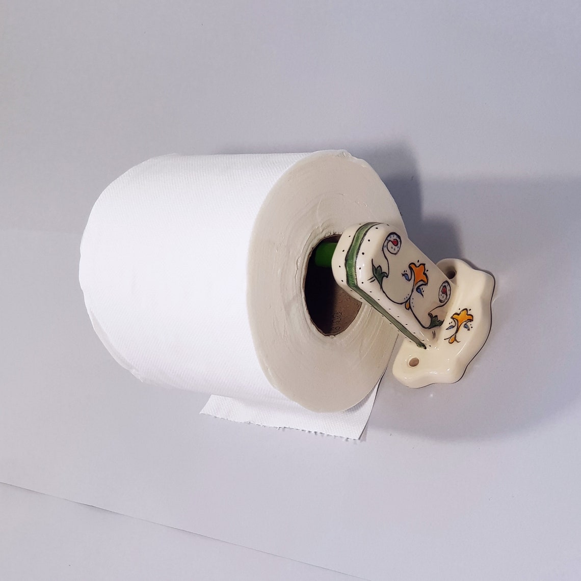 Custom toilet paper holder Ceramic toilet roll holder or tp Etsy