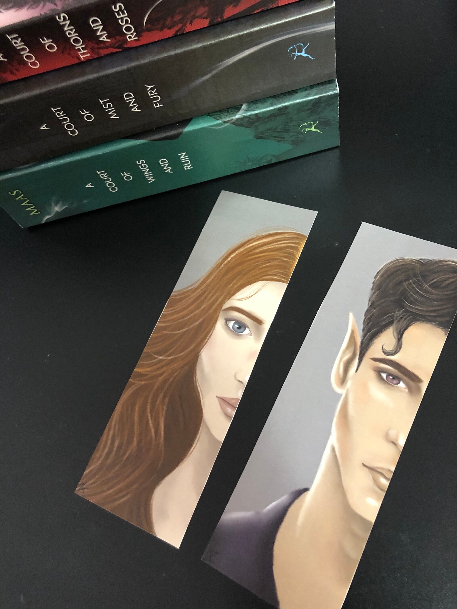 A Court of Thorns and Roses Bookmarks Etsy