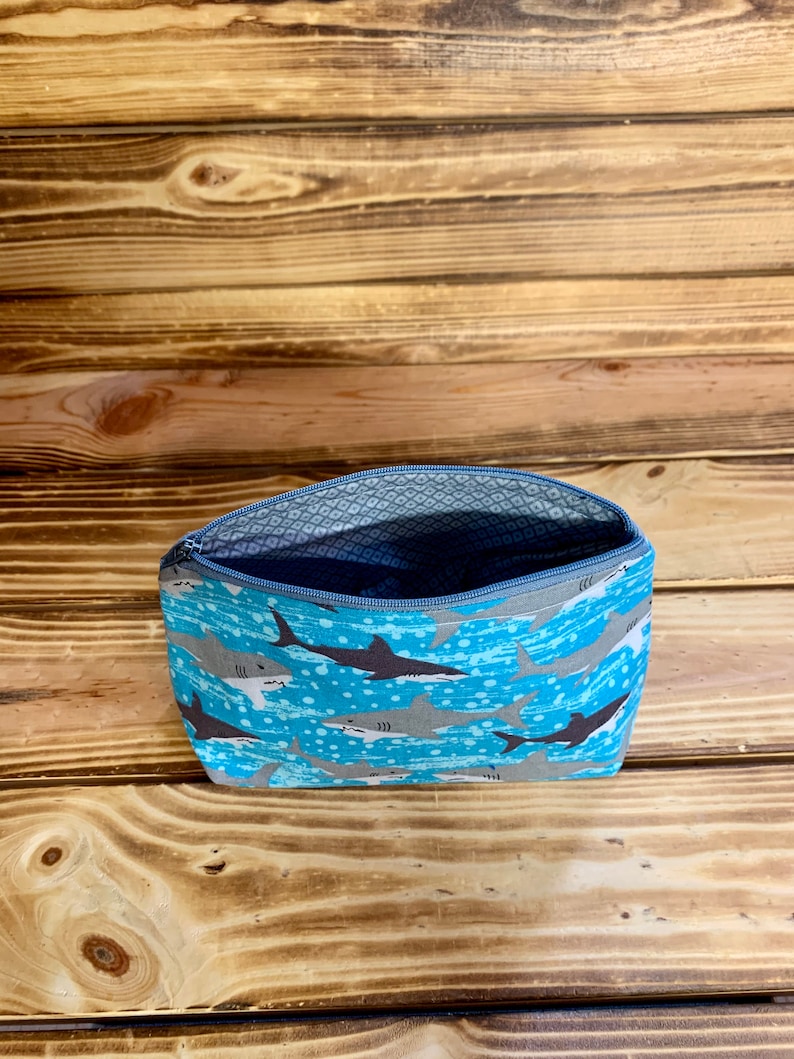 Sharks Zipper Pouch