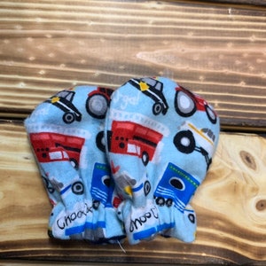 Cars, Trucks, Trains, Airplanes, Guitars, Camo Flannel Baby Mittens - Etsy