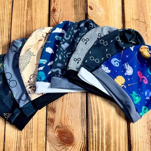 Character Stretch Knit Fabric Beanie Baby Hats