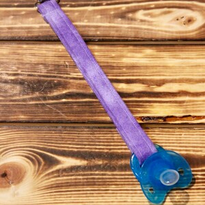Girl Clip Pacifier Holder Purple
