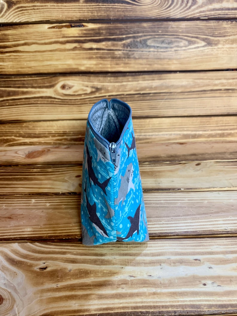 Sharks Zipper Pouch