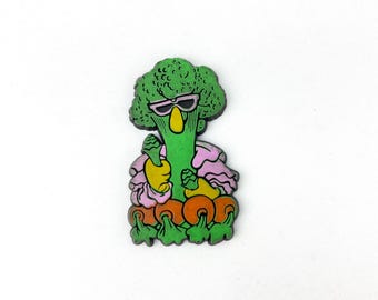 1982 Kitchen Kabaret Mr. Broccoli Magnet Walt Disney World's EPCOT Center