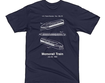 Monorail Shirt Patent T-Shirt from Disneyland's Tomorrowland - A Retrocot Original