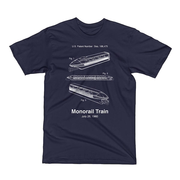 Monorail Shirt Patent T-Shirt from Disneyland's Tomorrowland - A Retrocot Original