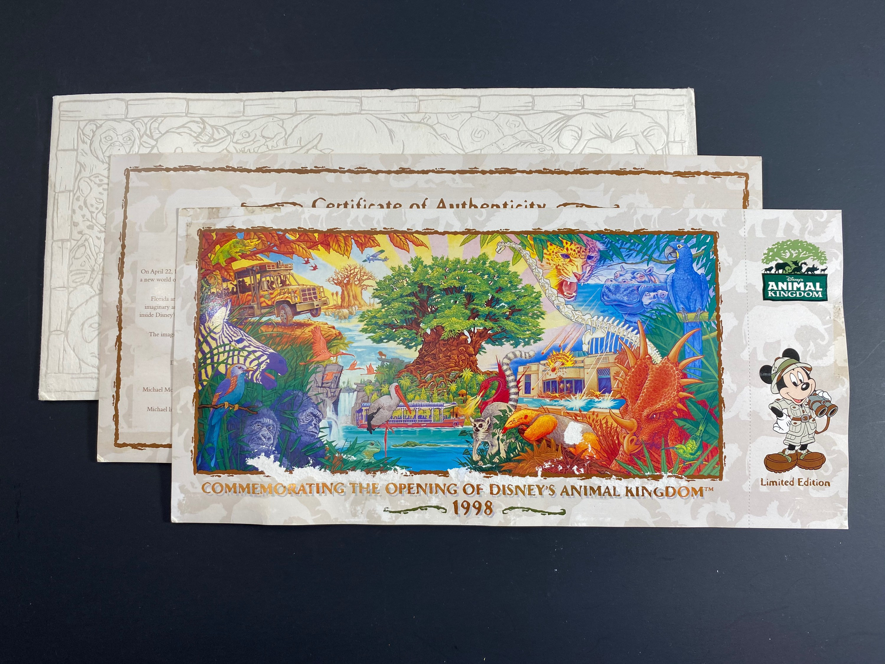 Disney's Animal Kingdom Limited Edition Opening Day