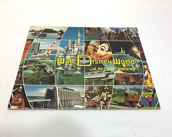 Magic Kingdom - A Pictorial Souvenir of Walt Disney World from the 1977 - The Vacation Kingdom of the World - Picture Book