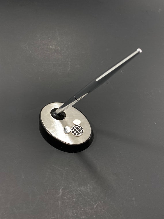 Anson Silver Pen With Mickey Mouse Ears World Logo From the