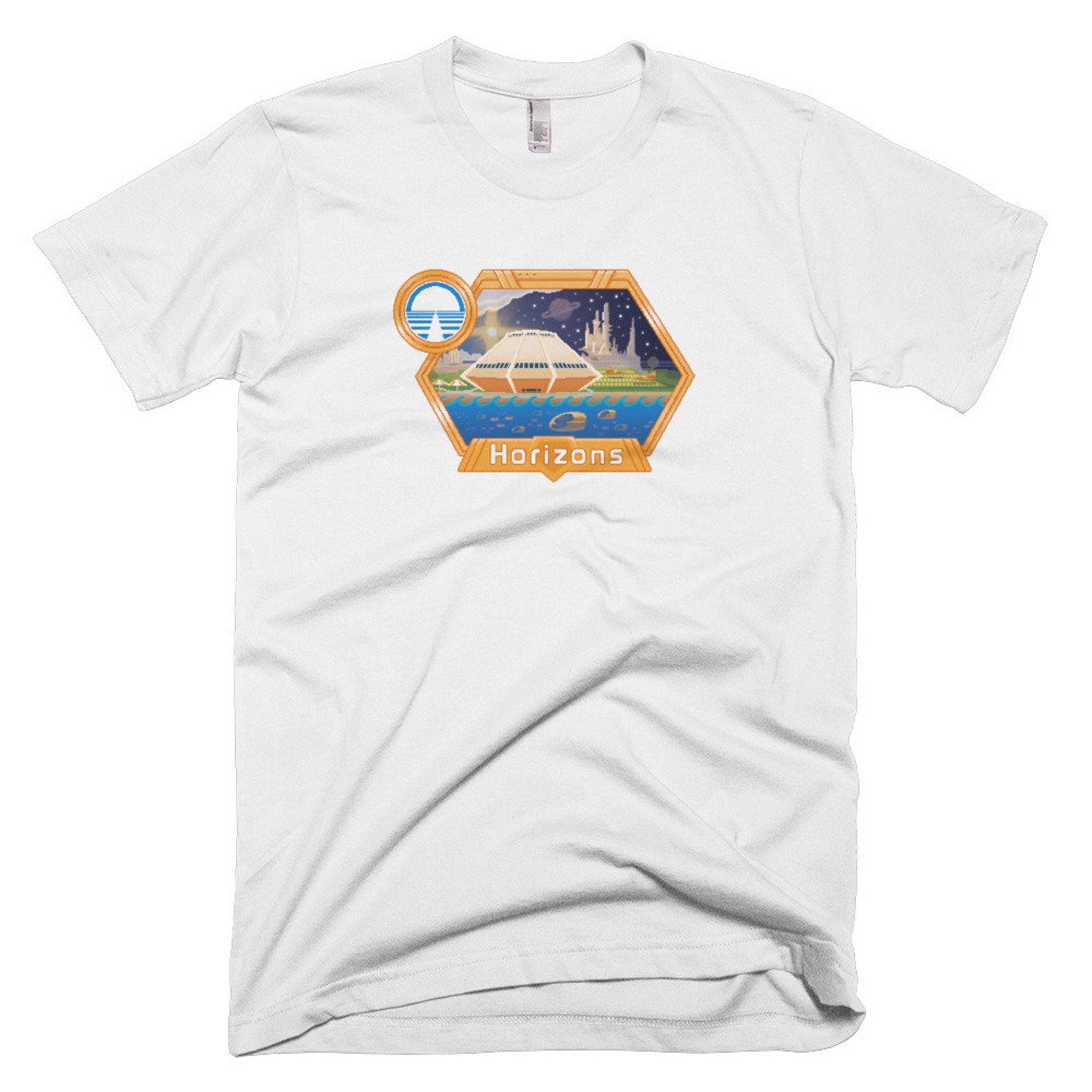 Horizons EPCOT Pavilion Pixel Art Featuring Sea Base Alpha - Etsy