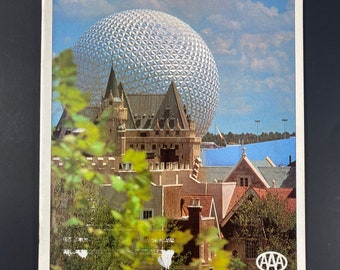 1982 November December Home & Away AAA Chicago Motor Club - Walt Disney World - EPCOT CENTER - Elegant and Exciting - Advertising