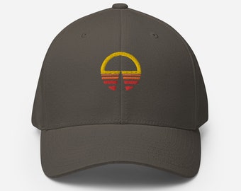 Horizons Logo Flexfit Hat in Retro Style - Walt Disney World's EPCOT Center Extinct Attraction - RETROCOT Original