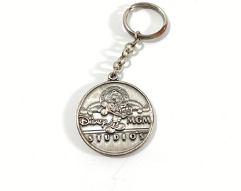Disney MGM Studios Key Chain from 1989 - Opening Year! - Pewter, Metal, Grand Opening, Coin, Medal