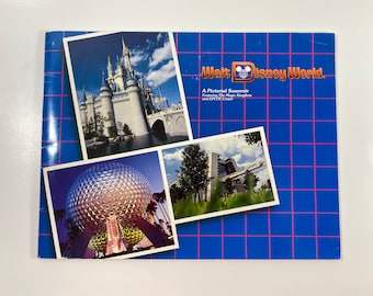 1984 A Pictorial Souvenir of Walt Disney World from the 1980's - The Vacation Kingdom of the World - Picture Book