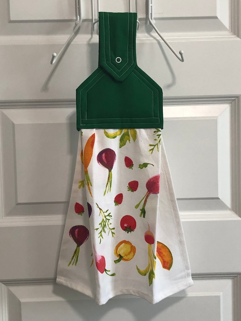 Mint green Hanging Kitchen towels print handmade with love Made in Texas Mint green Hanging Kitchen towels print handmade with love Made in Texas
