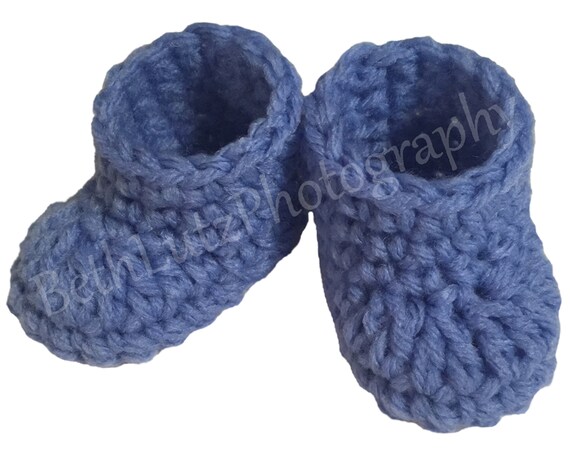 crochet doll booties