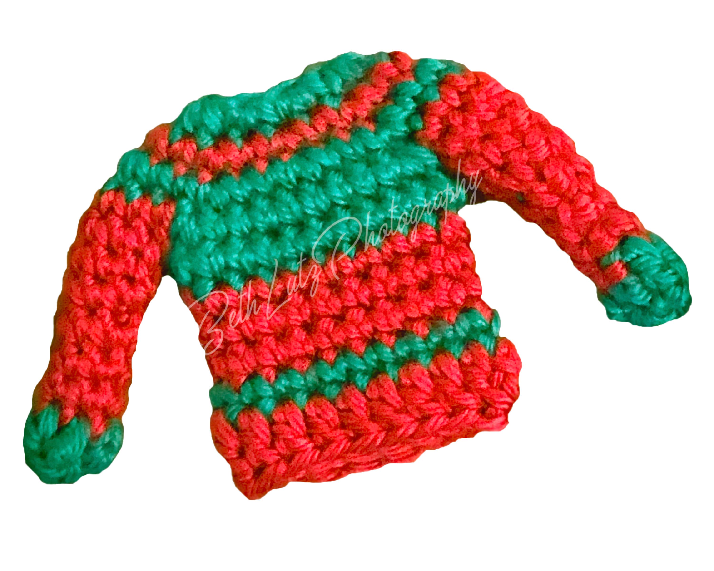 Mini Ugly Sweater Crochet Pattern Etsy