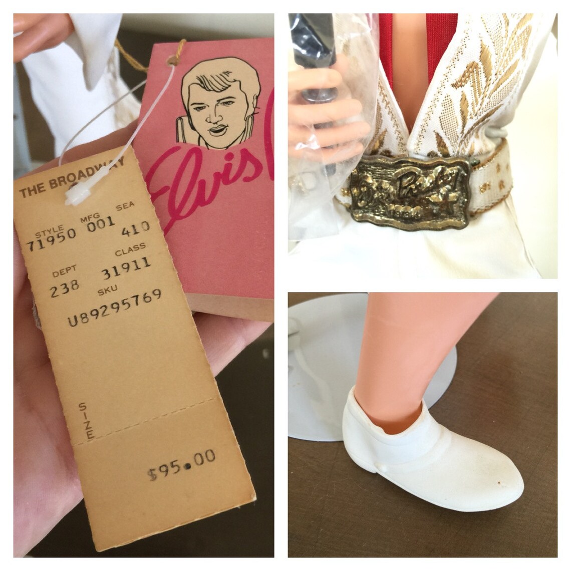 Vintage Supergold Elvis Presley Collectible Doll World Doll Etsy