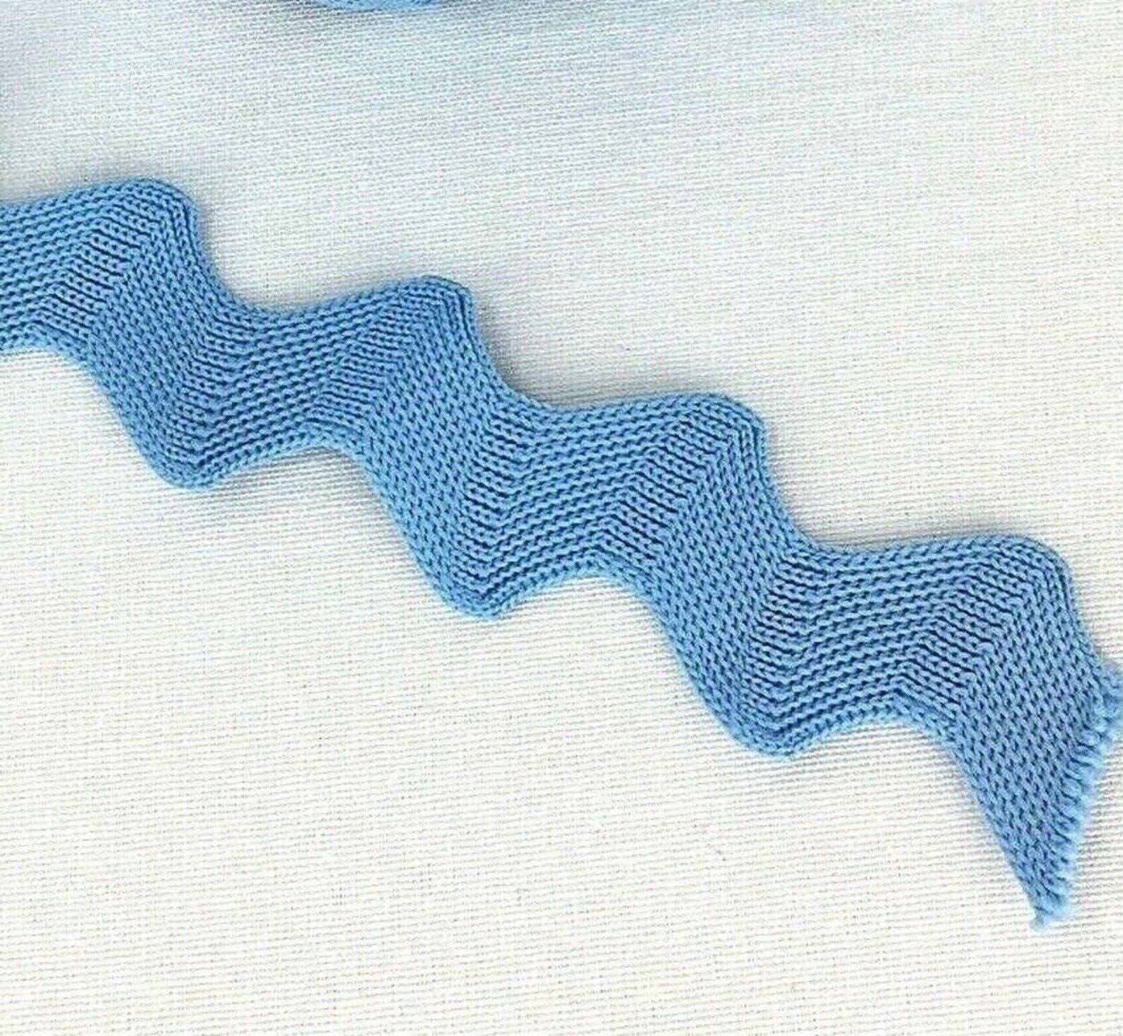 Extra Wide Rick Rack Trim 1 in Vintage Polyester Double Knit Etsy