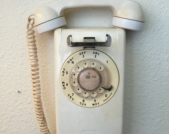 Vintage Wall Phone Wall Mounted Telephone Vintage Phone Old Etsy