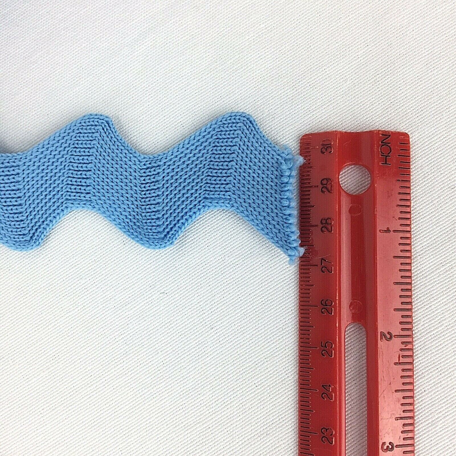 Extra Wide Rick Rack Trim 1 in Vintage Polyester Double Knit Etsy