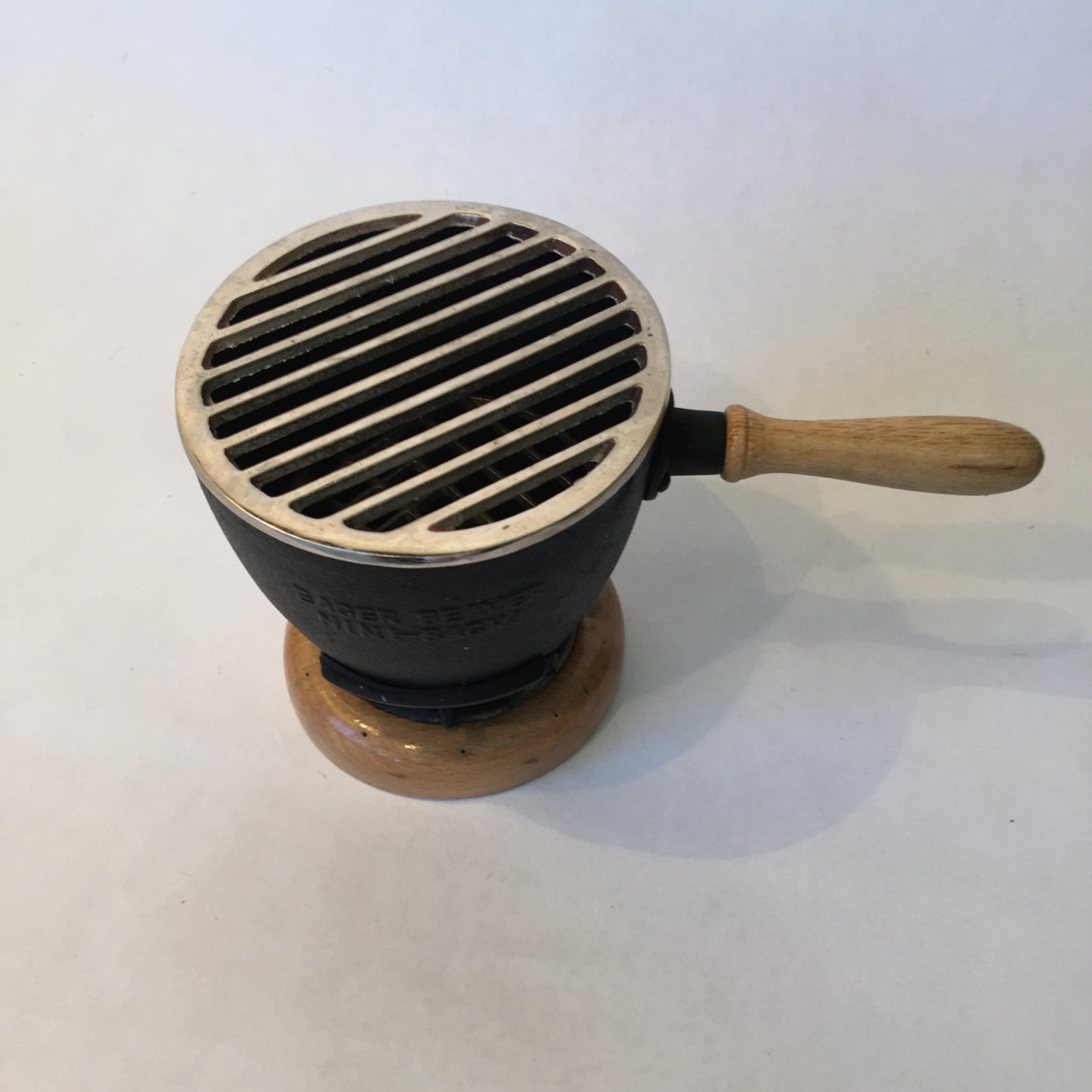 Mini Tabletop Hibachi BBQ Grill Vintage Eager Beaver Mini Etsy