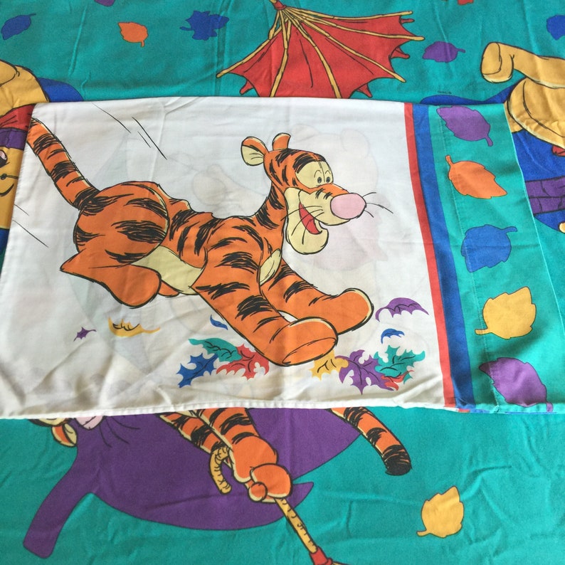 Winnie the Pooh Twin Sheet Set 3 Pcs Blustery Day 90s Vintage | Etsy