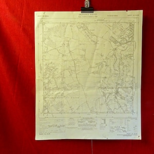 Chalfont St Peter to Mill End Buckinghamshire 1970 OS Map TQ 09 SW Kartograph neues Zuhause Wand Kunst Dekoration Studie Geschenk Provional Edition