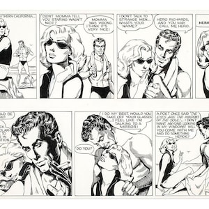 Hero&#39;s Comic Fine Art Giclee Print
