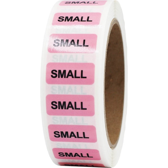 Sam's Club Style Small Pink Size Strip Labels para camisas - Etsy México