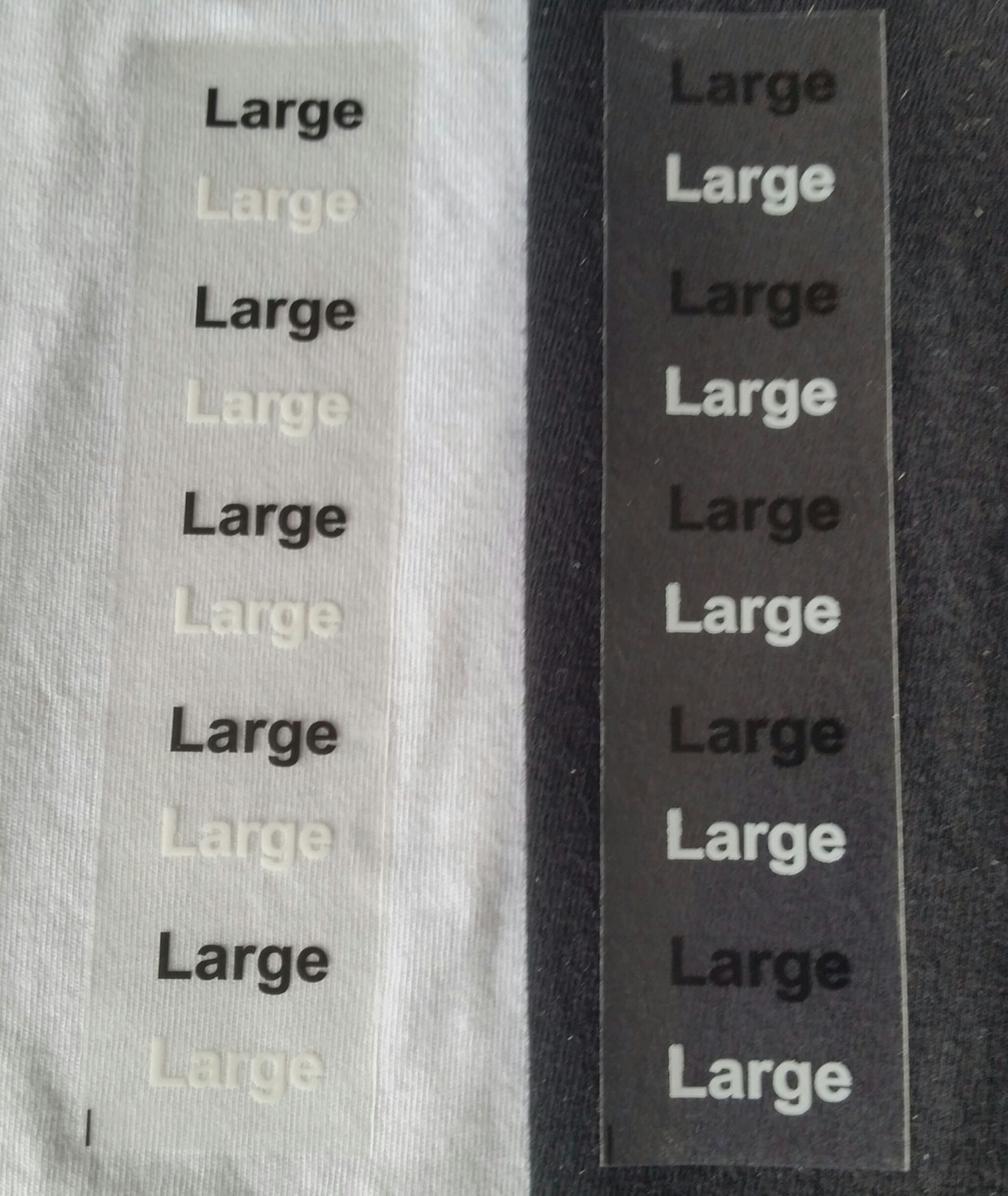 New Modern Large Retail Clothing Size Stickers Etsy
