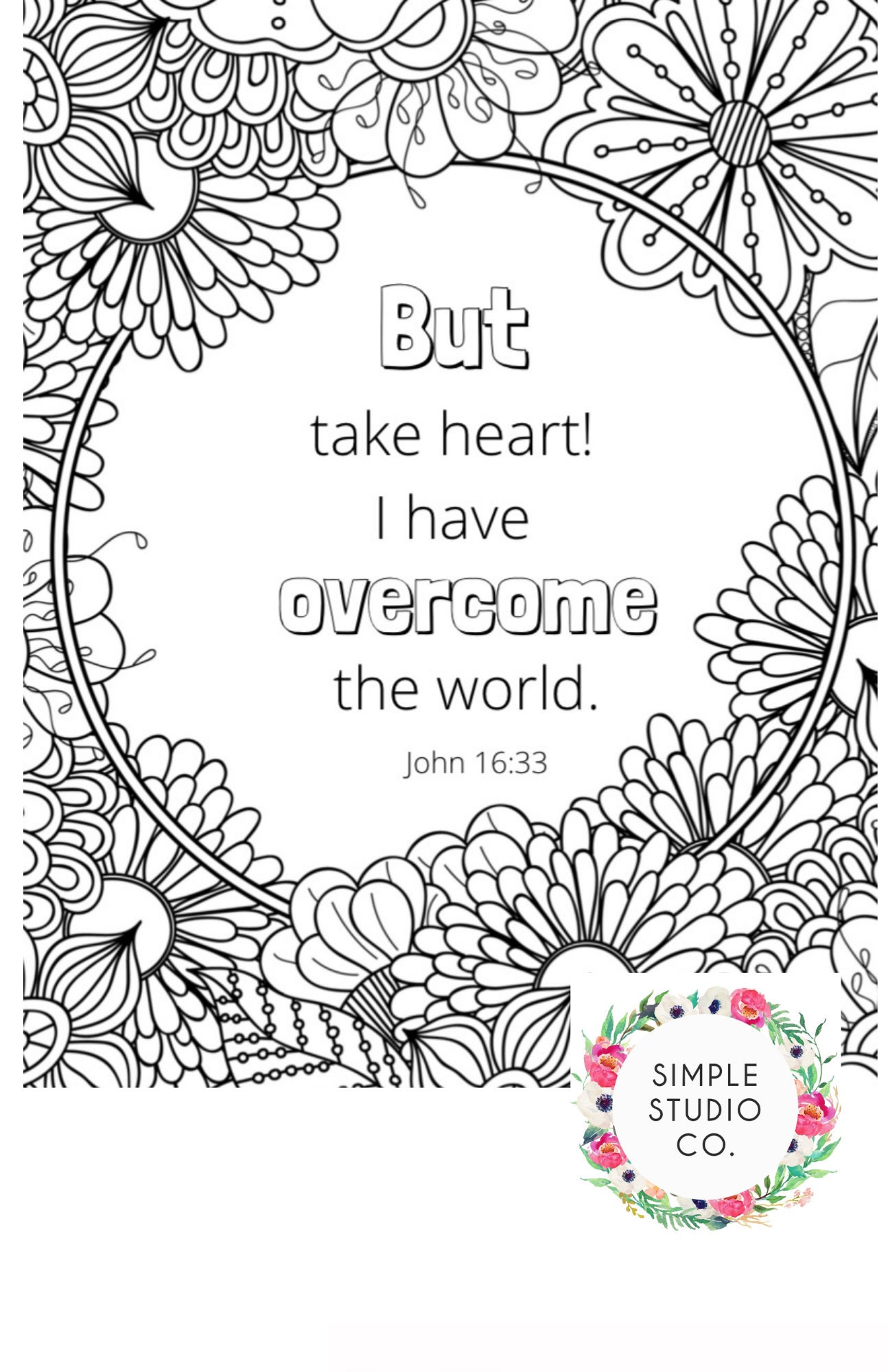 Religious Coloring Pages Coloring Pages for Her Adult | Etsy