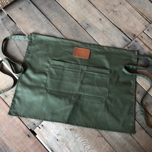 Half apron, canvas apron