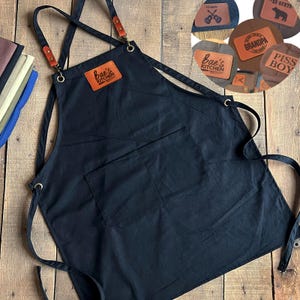 apron for menNew dark green apron