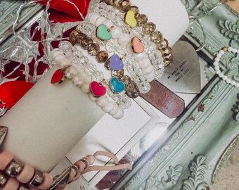 Sweetheart beaded bracelet