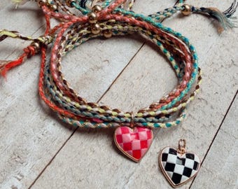 Let your HEART SHINE friendship bracelets