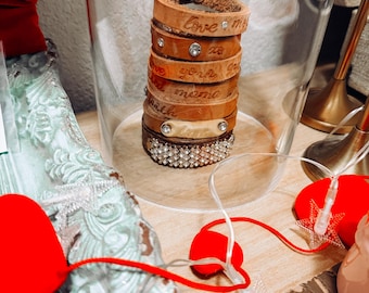 The Love Letter Collection: love note cz cuffs