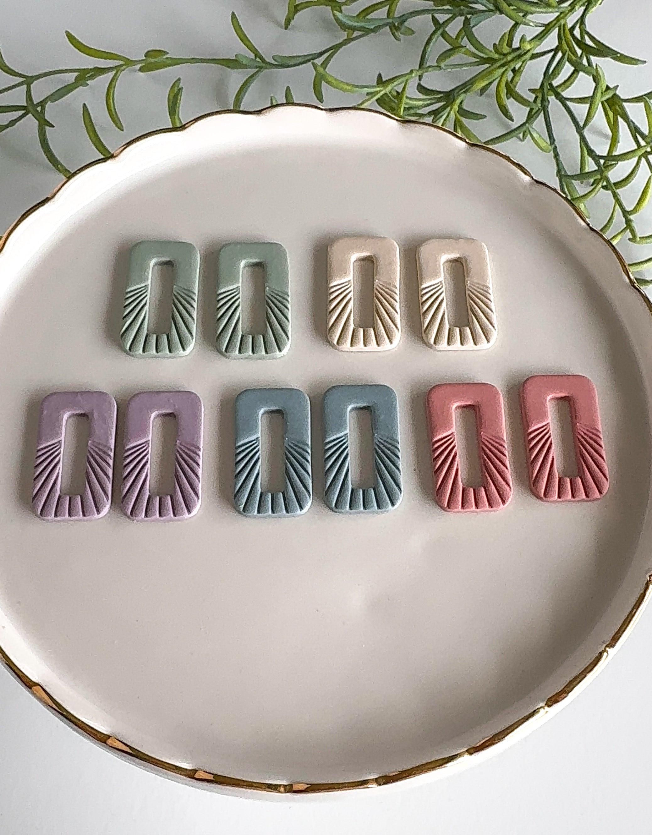 Brynn Clay Earring - Interchangeable Hoop Earring - Etsy