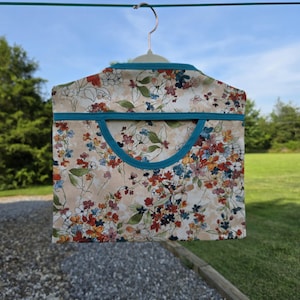 Floral Clothespin Bag