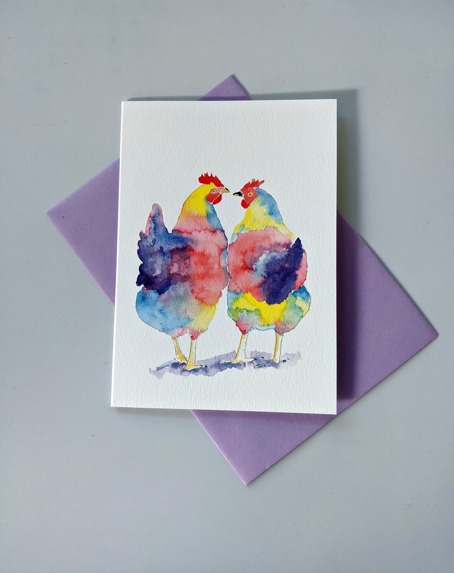 Greetings Cards Pack of 4 Blank Cards Birthday Cards Thank Etsy UK