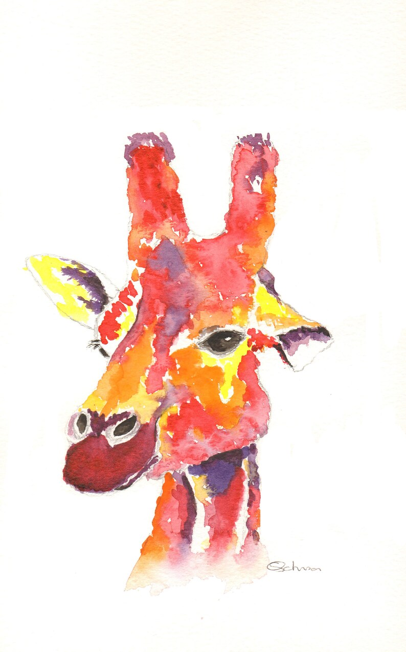 Donkey,Sale,Original Wildlife,Animal,Art Card Gift Print Watercolour wall