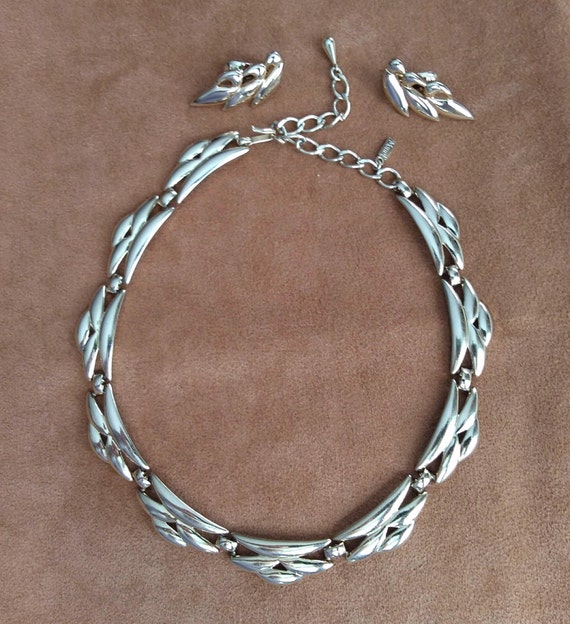 Monet, Necklace & Earring Set, GP Links, Collar N… - image 5