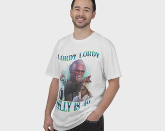 Customizable Birthday Vintage Tee, Lordy Lordy T-shirt, Funny Gift for Him, Celebratory Shirt, Casual Outfit for Parties