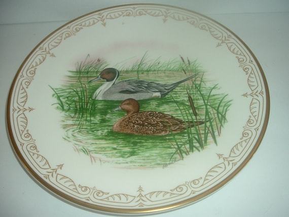 Boehm Water Bird Plate Pintails Ducks