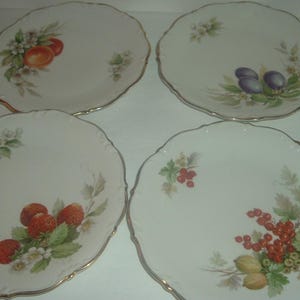 4 Bavaria Tirschenreuth Pasco Fruit Plates